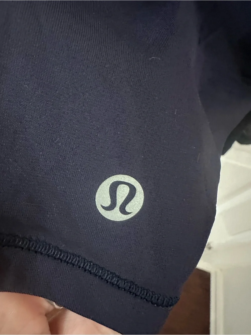 Lululemon Embodiment Tank Top Midnight Navy Mesh, size 10